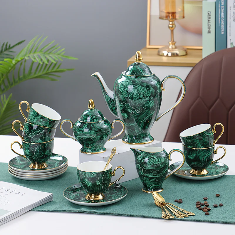 Bone China Teapot Drinkware Gr - Korean Tea Set 评论和价格