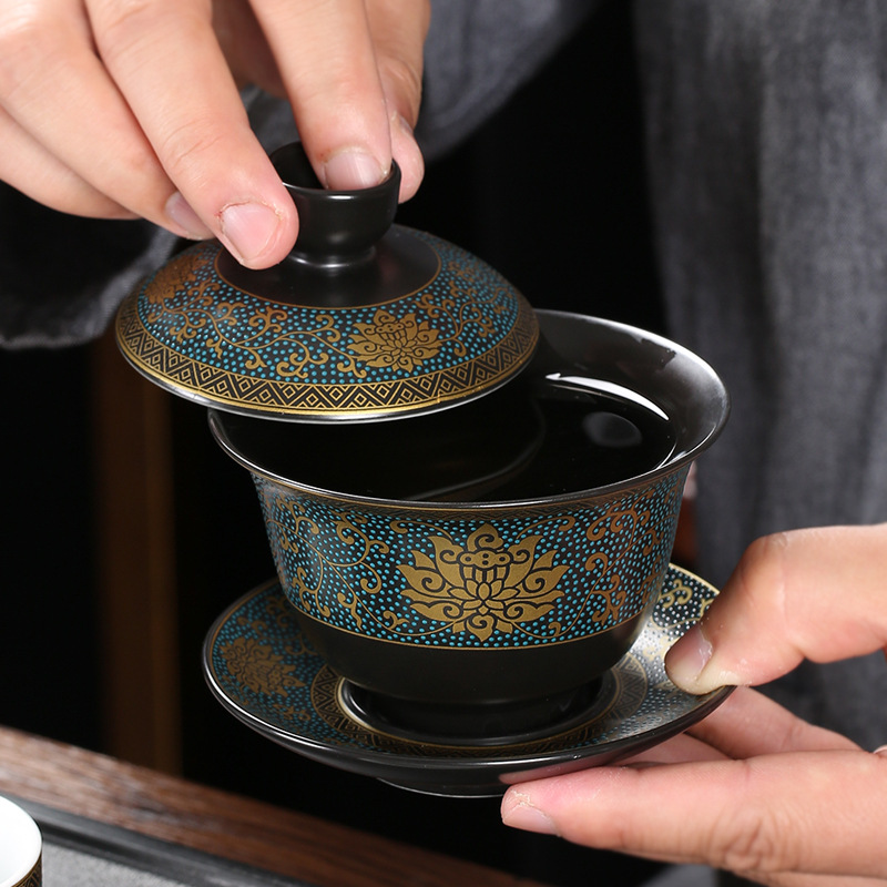 Chinese Teaset Classical Gaiwa - Korean Tea Set 评论和价格